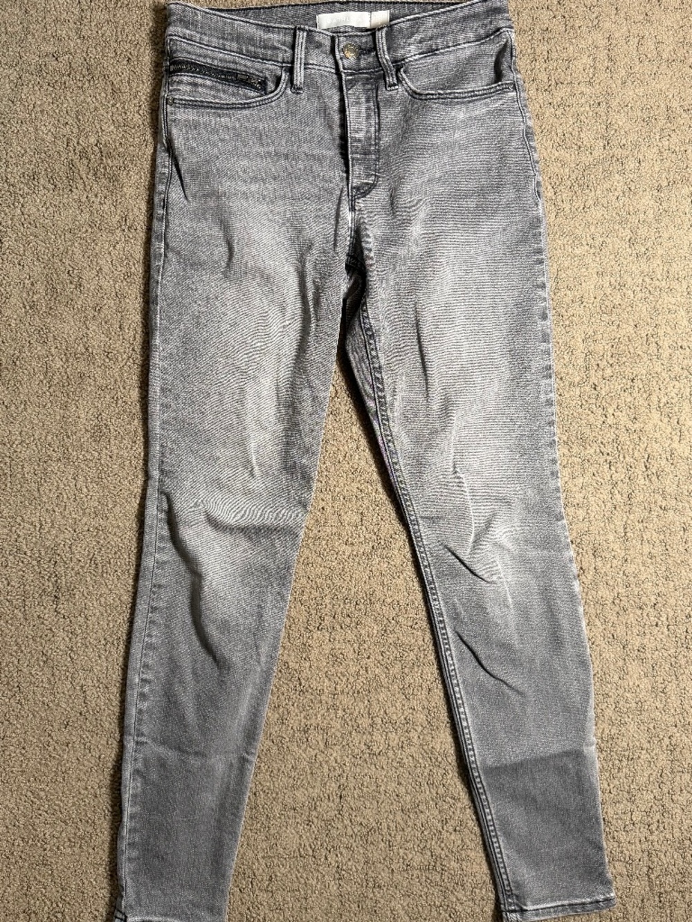 Athleta Women’s High Rise Sculpt Premium Stretch Jeans Grey Wash Size 4